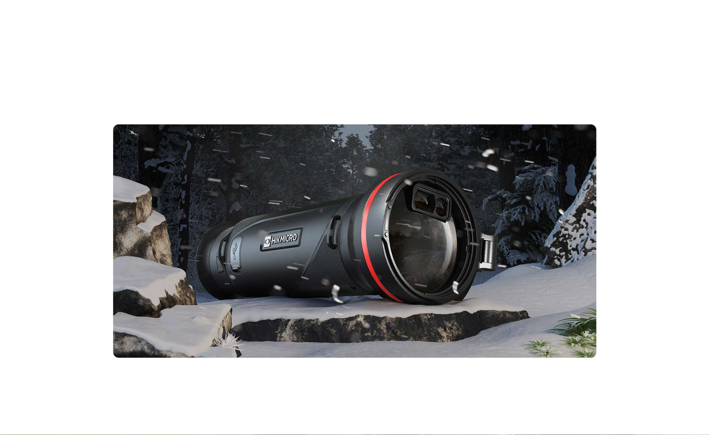 HIKMICRO Falcon 2.0 FQ50L – Monoculaire Thermique Ultra-Longue Portée avec Télémètre Laser