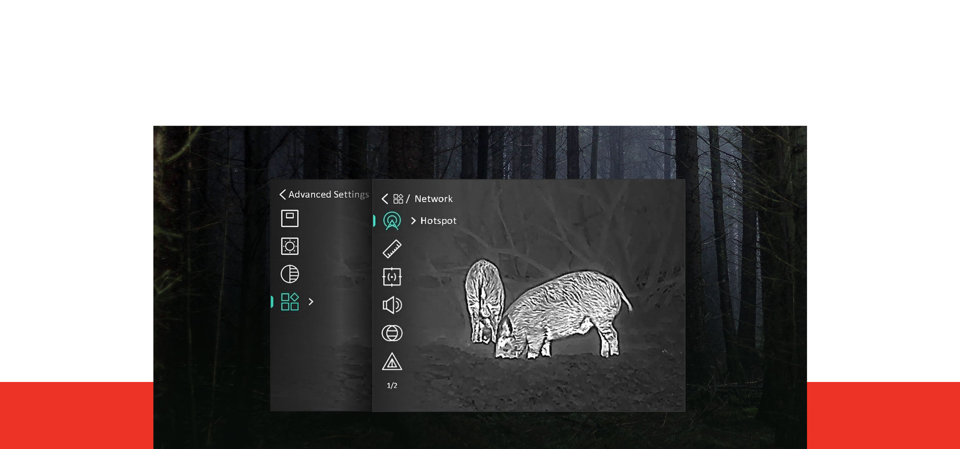 Le monoculaire thermique HIKMICRO LYNX 2.0 se caractérise par un menu hiérarchique qui hiérarchise les fonctions fréquemment utilisées en fonction des habitudes de l'utilisateur. Les utilisateurs peuvent personnaliser et améliorer leur expérience visuelle en ajustant des paramètres tels que le contraste, la netteté et d'autres options personnalisées.